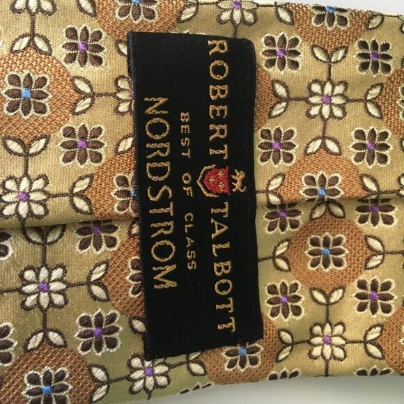 ROBERT Talbott Silk Made in USA Tie Good Preloved Condition Printed - Picture 4 of 9